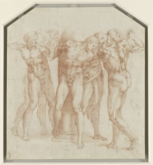 The Flagellation, c.1540 (chalk on paper)