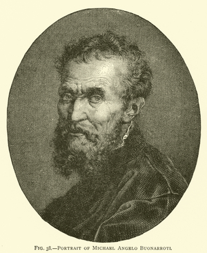 Portrait of Michael Angelo Buonarroti (engraving)