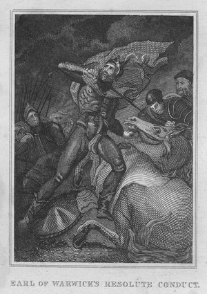 Earl of Warwick's resolute conduct (engraving)