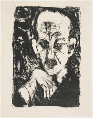 Portrait of Carl Sternheim, 1916