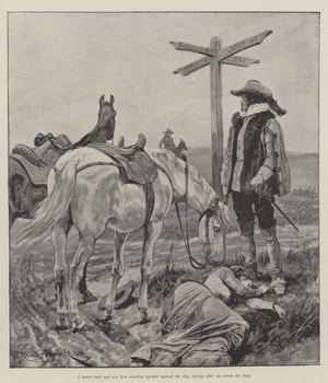 Under the Red Robe, by Stanley J Weyman (litho)