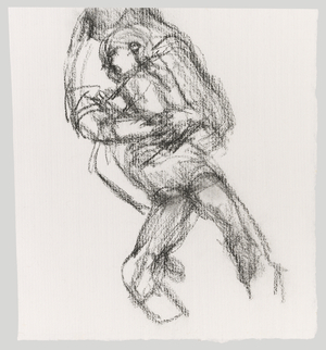 Ib, 1991 (charcoal on paper)