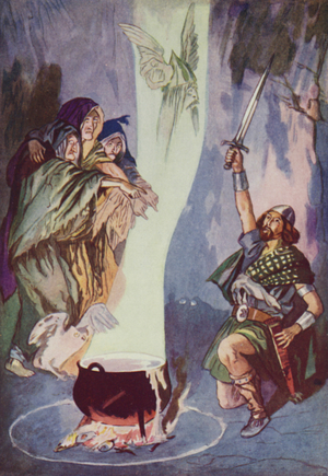 Shakespeare: Macbeth (colour litho)