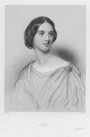 Helen, a character in Troilus and Cressida (engraving)