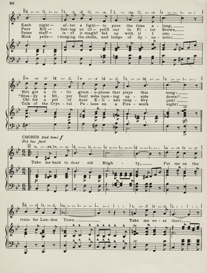 'Take Me Back To Dear Old Blighty'
