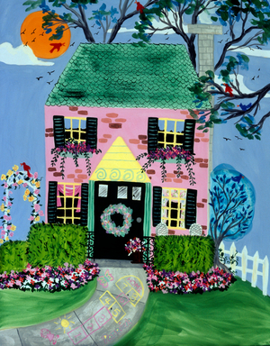 My House, 1995 (tempera)