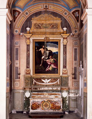 Renaissance - Painting : Turchi chapel - general view - Trinita dei Monti, Rome, Italy