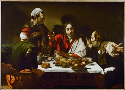 Supper at Emmaus … (oil on canvas)