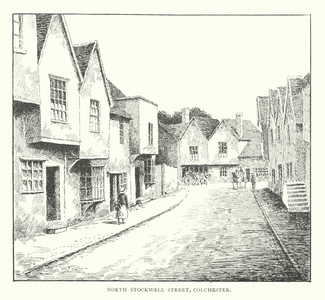North Stockwell Street, Colchester (litho)