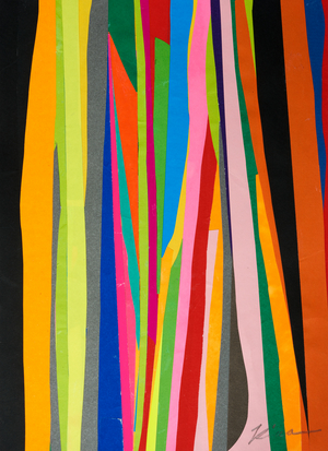 Abstract Automatic Collage: 37, 2020 (paper collage)