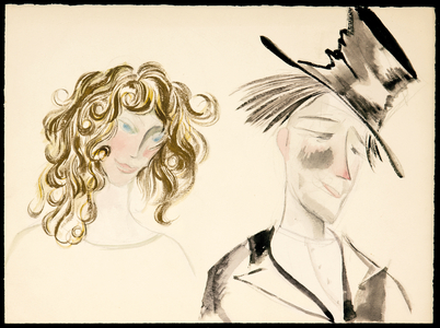 Izba in Domovichi, 1925 (pastel on paper)