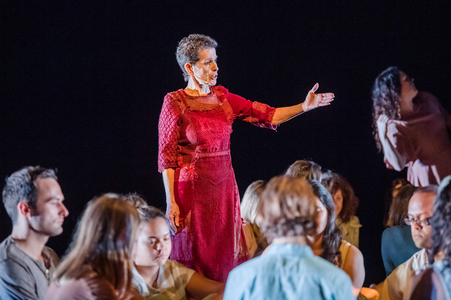 Helen Morse in Memorial by Brink Productions at Barbican Theatre, September 2018 (photo)