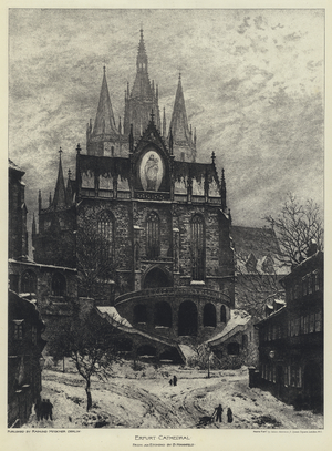 Erfurt Cathedral (engraving)