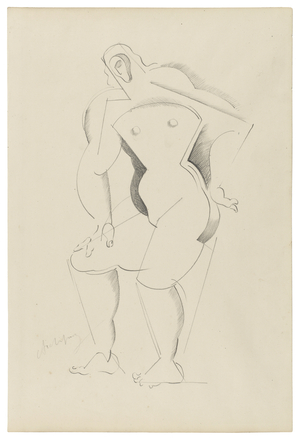 Untitled XIV, c. 1921-1923 (graphite on paper)