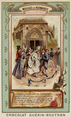 Normandy wedding (chromolitho)