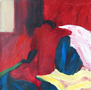 An Unrequited Farewell (oil on canvas)