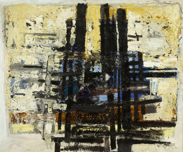 Landscape, Early Morning, 1955-56 (oil on canvas)