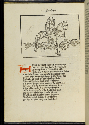 Illustration to the Canterbury Tales