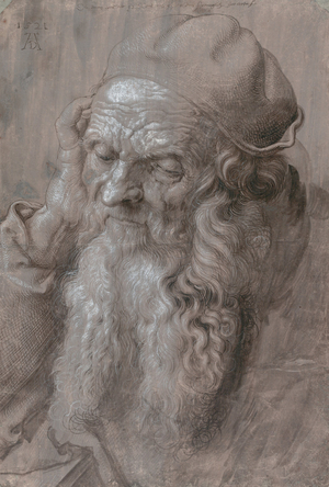 Head of an Old Man, 1521 (pen and ink)