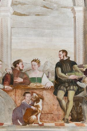 The Banquet, Main Hall, c.1570 (fresco)