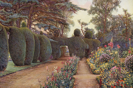 "September Afternoon", Campsea Ashe, Suffolk (colour litho)