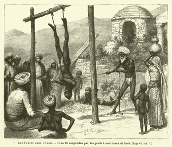 Les Fakirs Dans L'Inde (engraving)