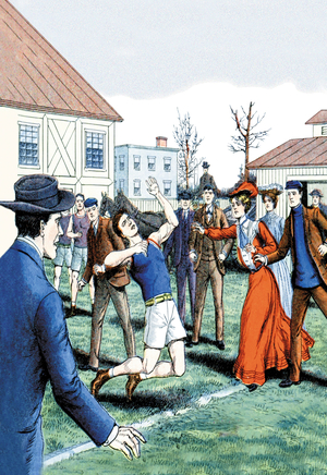 Collapse at the Finish Line, 1900 (print)