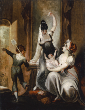 A Mother with her Family in the Countryside, 1806-7 (oil on canvas)