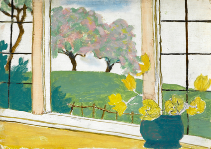 View from the Window, Great Wolford, 1941-42 (oil on panel) 