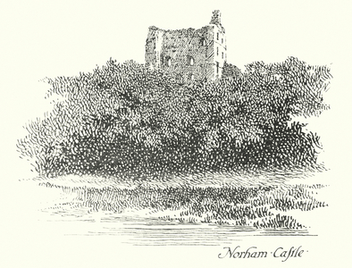 Norham Castle (litho)