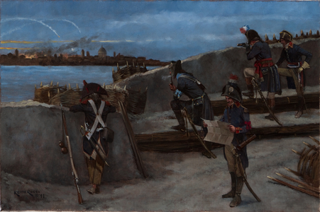 The Bombardment of Mantua, 1796, 2011 (oil on linen)