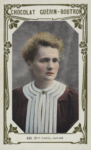 Madame Curie, savant (coloured photo)