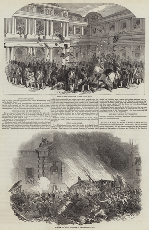 French Revolution of 1848 (engraving)