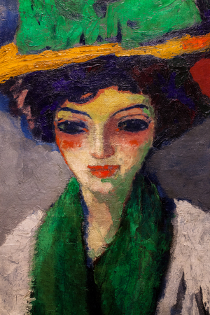 Woman with a Green Hat, circa 1907 (oil on canvas)