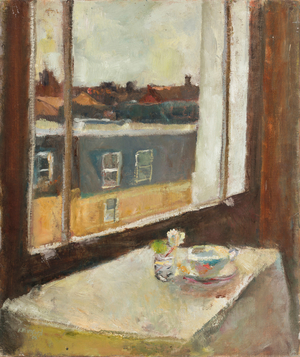 The Top Room, Thorne Road, London, 2014 (oil on canvas)