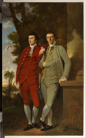 Portrait of Charles and Captain John Sealy, 1773 (oil on canvas)