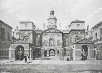 The Horse Guards (b/w photo)