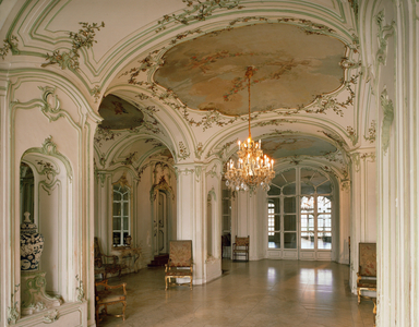 The Ground-floor Hall, Eszterhaza Palace, Fertoed, Hungary (photo)