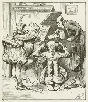 Illustration for Sylvie and Bruno by Lewis Carroll (engraving)