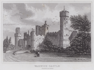 Warwick Castle, Warwickshire (engraving)