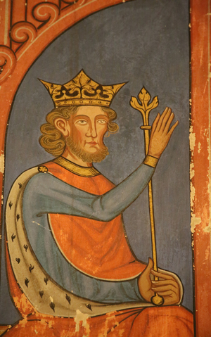 Wall Painting of a King (mostly modern)