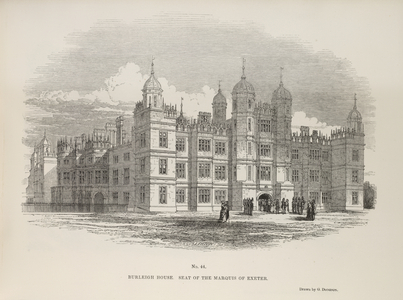 Burghley House. 'Burleigh House. Seat of the Marquis of Exeter'