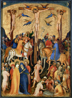 Crucifixion (tempera on wood)