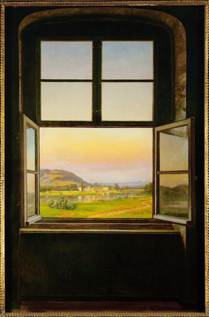 View of Pillnitz Castle near Dresden, Germany (oil on canvas)