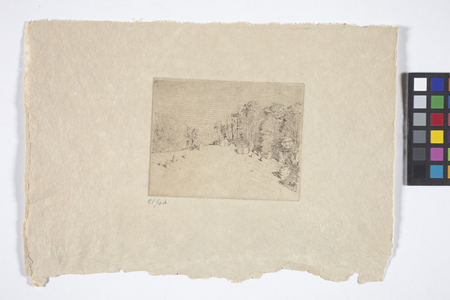 Connecticut Hillside (ink)