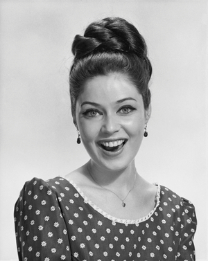 Portrait of a young woman smiling