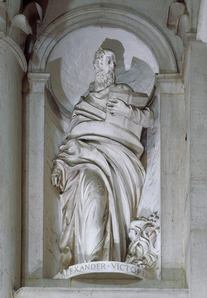 Renaissance - Sculpture : Statues in plaster of the Evangelists - St. Giorgio Maggiore, Venice, Italy