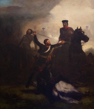 Private Samuel Parkes VC, 19th Century (Oil on canvas)