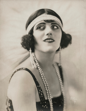 Silent Film Actress Zalla Zarana, born Rozalija Srsen in Zuzemberk, Slovenia, Publicity Portrait by Witzel Studios L.A., 1920's (b/w photo)