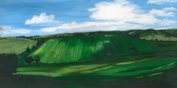Green and Pleasant Land, 2008, (oil on board)